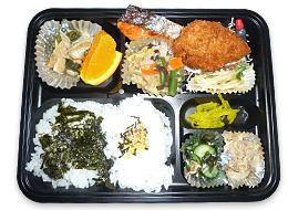 定番のお弁当【のりしゃけ弁当】