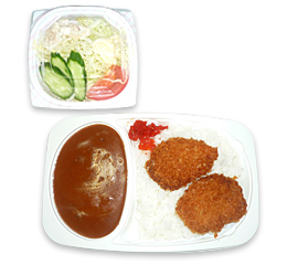 定番のお弁当【カツカレー】